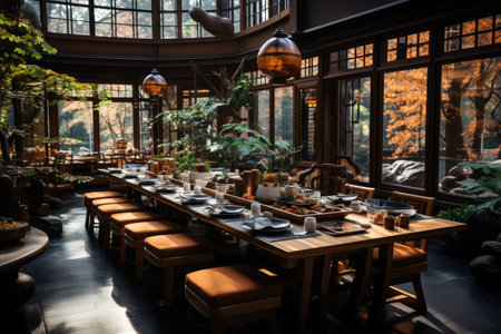 japanese restaurant Front store professional advertising photographyの素材