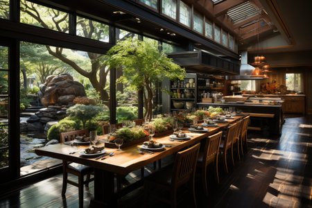 japanese restaurant Front store professional advertising photographyの素材