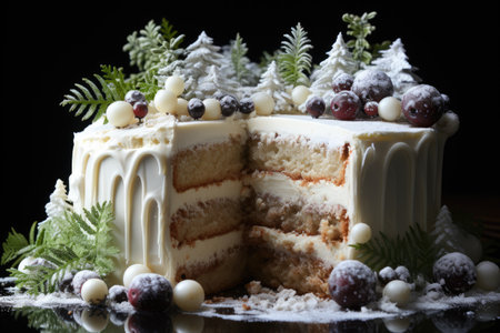 winter cake Wonderland White Cakeの素材