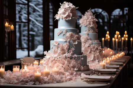 winter cake Wonderland full color themeの素材