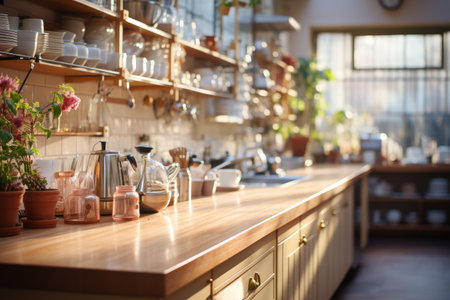 situation in the kitchen in the morning professional advertising photographyの素材