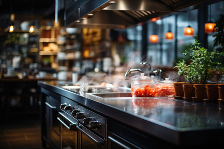 situation in the kitchen in the morning professional advertising photographyの素材