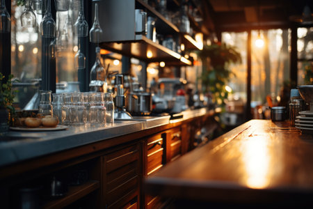 situation in the kitchen in the afternoon professional advertising photographyの素材