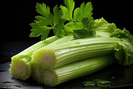 celery vegetables before cooking professional advertising food photographyの素材