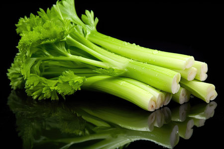 celery vegetables before cooking professional advertising food photographyの素材