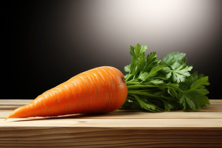 carrot in the kitchen table professional advertising food photographyの素材