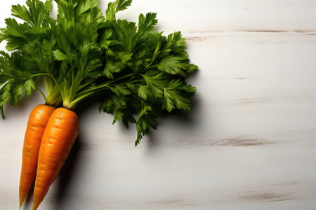 carrot in the kitchen table professional advertising food photographyの素材