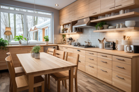 at the small kitchen with countertops professional advertising photographyの素材