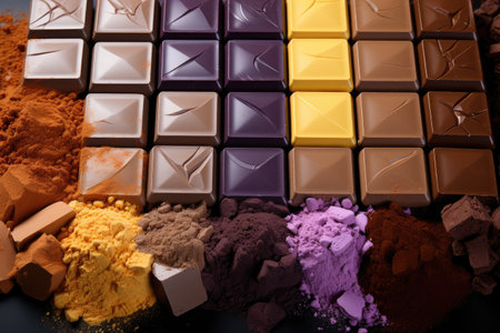 chocolate photo in indoor studio professional advertising food photographyの素材