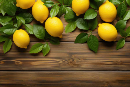 lemon isolated kitchen table background professional advertising food photographyの素材