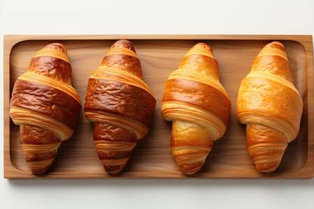 pastry isolated white background professional advertising food photographyの素材