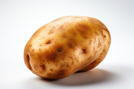 potato in kitchen table professional advertising food photographyの素材