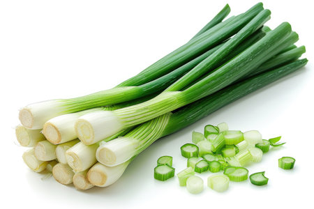 leek isolated kitchen table professional advertising food photographyの素材