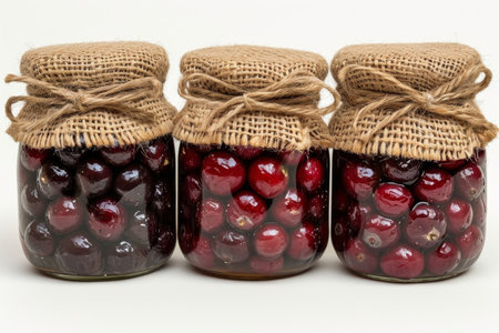 Pickled fruits and vegtables in kitchen table professional advertising food photographyの素材