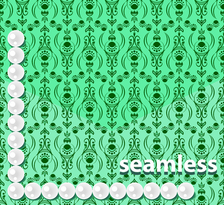 Abstract seamless pattern of small symmetrical elements.のイラスト素材