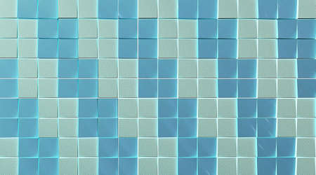 3d illustration. Part of the blue wall as a background.