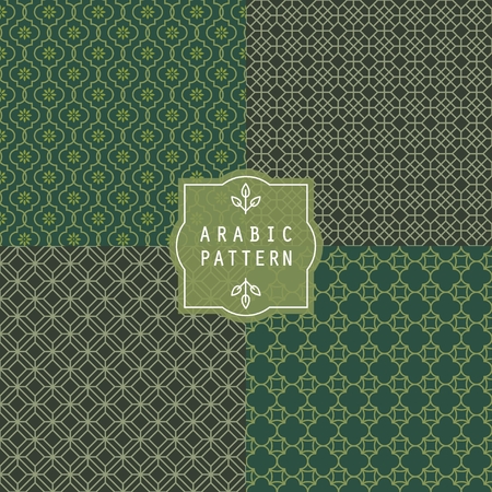 Arabic Seamless Pattern. Moroccan Pattern. For Eid Mubarak Muslim Festival.のイラスト素材