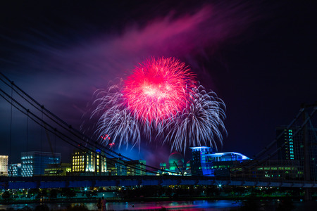 New Year Fireworks Show At Putrajaya Malaysiaの写真素材