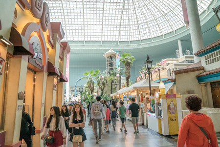 Seoul, Korea - May, 2016: Lotte World, a famous amusement theme park at Seoulのeditorial素材