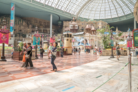 Seoul, Korea - May, 2016: Lotte World, a famous amusement theme park at Seoulのeditorial素材