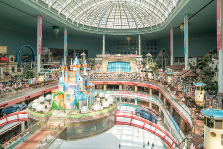 Seoul, Korea - May, 2016: Lotte World, a famous amusement theme park at Seoulのeditorial素材