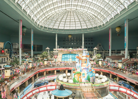 Seoul, Korea - May, 2016: Lotte World, a famous amusement theme park at Seoulのeditorial素材