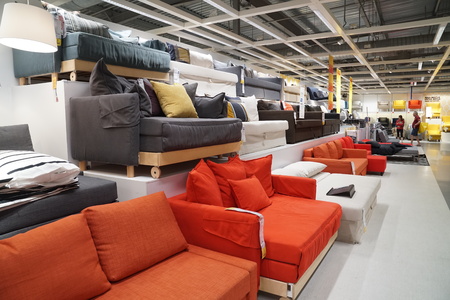 Damansara, Malaysia - August 14, 2017: Interior shot of IKEA Damansara Malaysia during member preview sale.のeditorial素材