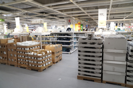 Damansara, Malaysia - August 14, 2017: Interior shot of IKEA Damansara Malaysia during member...