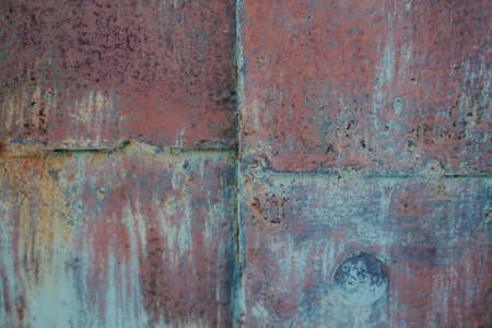 Old, rusty, rough, iron surface full screen.