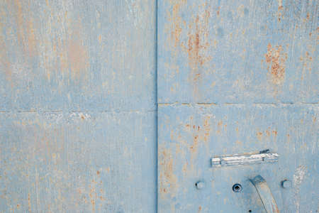 Old, rusty, rough, iron surface full screen.の写真素材