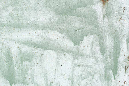 Rusty, old, shabby, metal surface in full screen with defects.