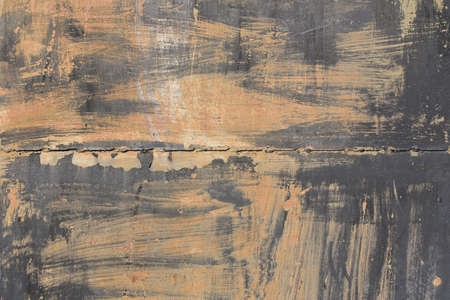 Iron, colored and rusty texture. Shabby metal surface in full screen.