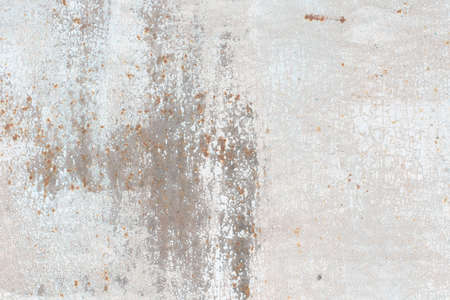 Iron, colored and rusty texture. Shabby metal surface in full screen.