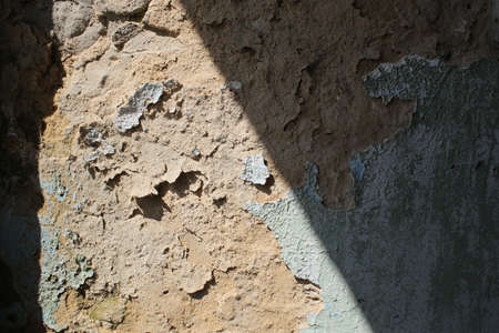 Old, shabby, stone texture in full screen. Stone wall.