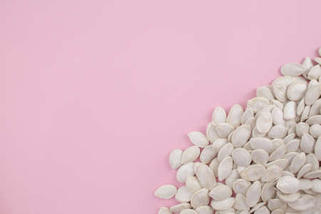 Delicious, salty seeds. Lots of roasted and crunchy seeds.の写真素材