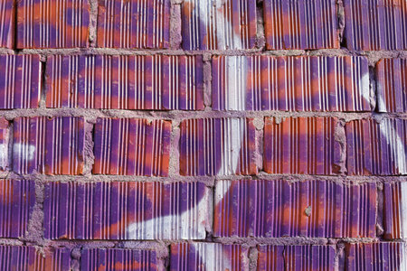 An old wall, shabby, with stains all over the screen.の写真素材