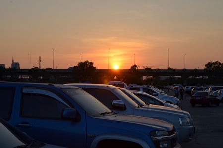 Sunset Parkingのeditorial素材