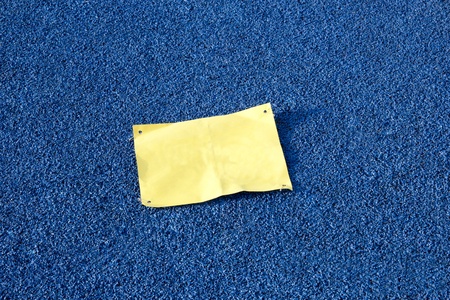 Lost number one starting number on blue racetrack