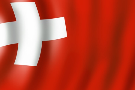 Background with swiss flag  motiveの写真素材