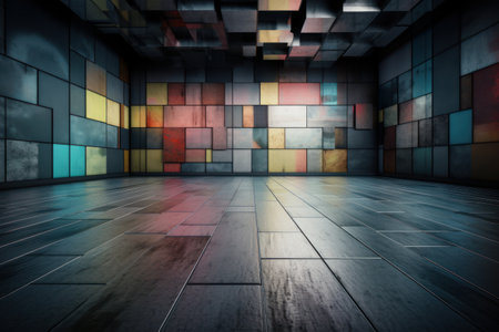 Abstract studio background, Generative aiの素材