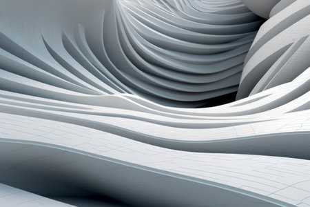 Abstract architectural background, Generative aiの素材