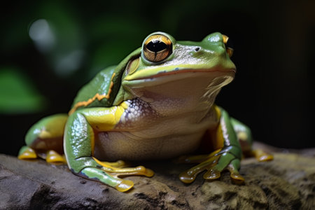 Ai generated illustration of tree frogの素材