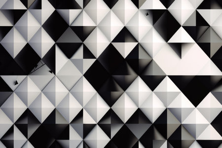 Abstract black and white background, Generative aiの素材