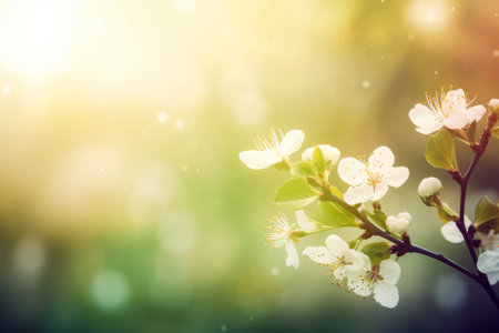 Abstract spring background, Generative aiの素材