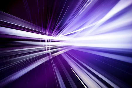 abstract  violet  background with motion blur and speed lines.の素材