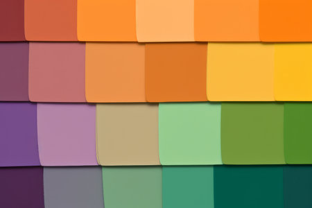 Colorful sticky notes background. Multicolored paper sheets. 3d renderingの素材
