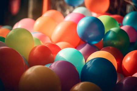 Colorful balloons background. Colorful balloons background. Colorful balloons background.の素材