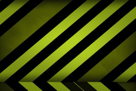 Grunge green background with black stripes. Vector Illustration.の素材