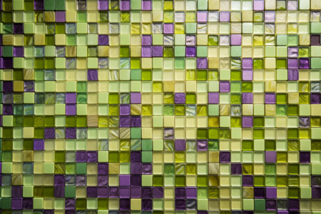 Colorful ceramic tile wall texture. Abstract background and texture for design.の素材