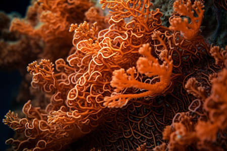 Gorgonian coral on a coral reef in the Red Sea.の素材